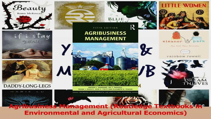 PDF Download  Agribusiness Management Routledge Textbooks in Environmental and Agricultural Economics Download Online