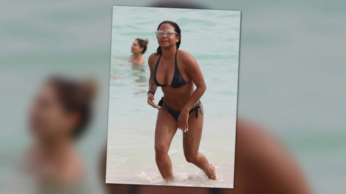 Christina Milian Shows Off Her Bikini Body in Miami Beach