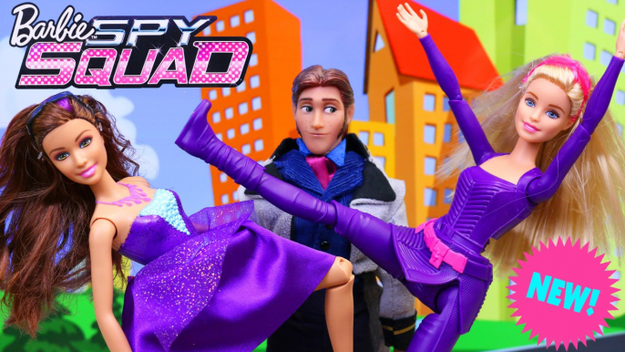 NEW BARBIE SPY SQUAD Dolls From 2016 Movie Fight Frozen Hans & Little Mermaid Ursula Dolls