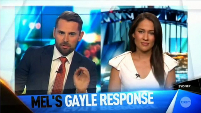 Mel McLaughlin Response on Chris Gayle’s Flirting on Live TV