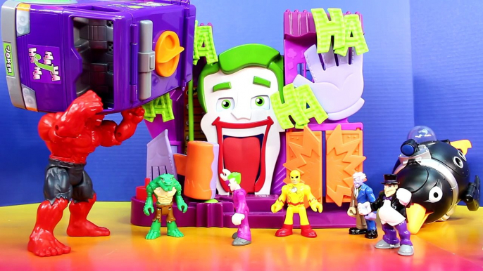 Imaginext Hulk Smash Brothers 3 Tricked By Bane In Batman Suit Joker Reverse Flash Joker F