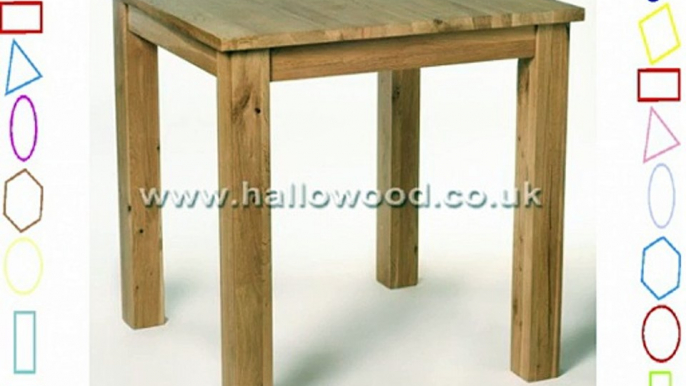 New Waverley Oak Small Square Dinning Table