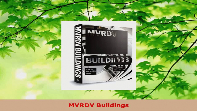 Read  MVRDV Buildings Ebook Free