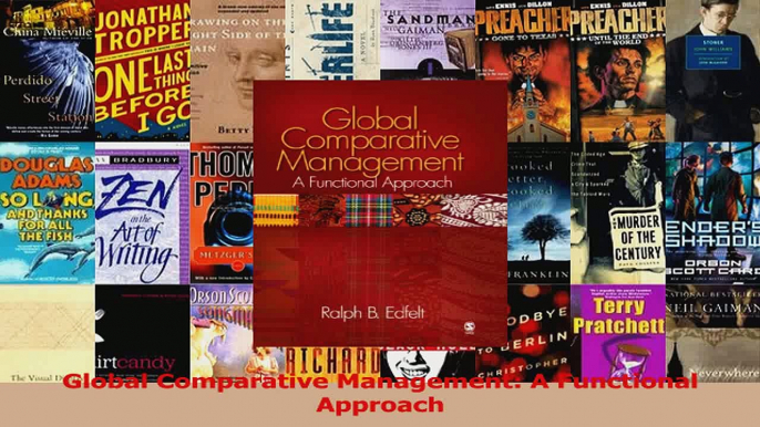 PDF Download  Global Comparative Management A Functional Approach Download Online