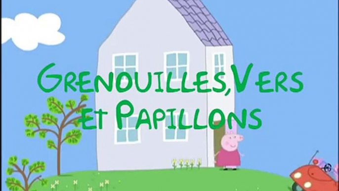 Peppa Pig Grenouilles vers et papillons - Dessin Anime