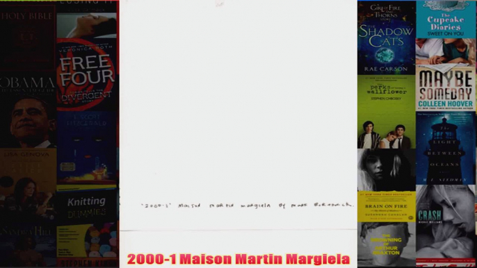 20001 Maison Martin Margiela