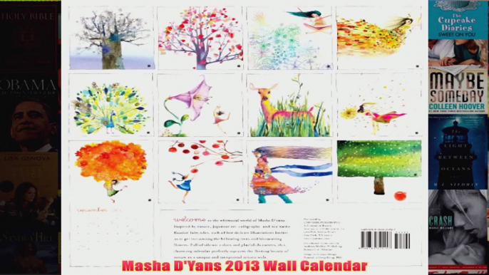 Masha DYans 2013 Wall Calendar