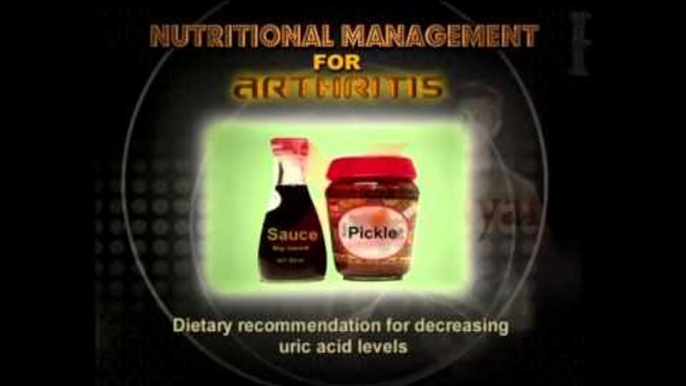 Nutritional Management for Arthritis in English - Diet Tips,  Nutrition Supplements