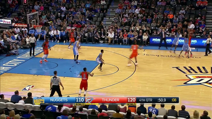 Russell Westbrook's Insane Dunk | Nuggets vs Thunder | Dec 27, 2015 | NBA 2015-16 Season