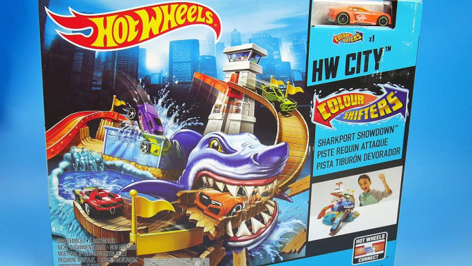 Disney Pixar Cars Lightning McQueen, Ramone & Hot Wheels Cars Color Changers Attacked By SHARK!