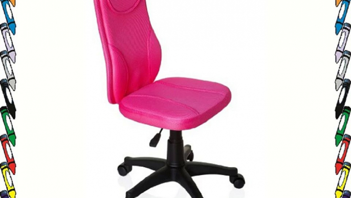 HJH Office Kiddy Base 670410 Children's Office / Swivel Chair Pink