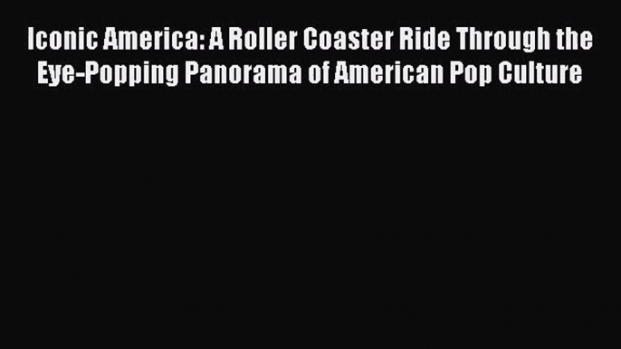 Iconic America: A Roller Coaster Ride Through the Eye-Popping Panorama of American Pop Culture