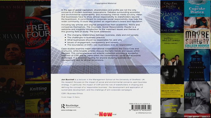 Download PDF  The Corporate Social Responsibility Reader Context and Perspectives FULL FREE