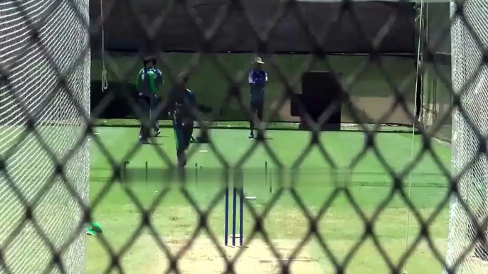 EXCLUSIVE: Mohammad Amir bowling in nets ahead of 1st T20