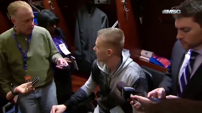 Kristaps Porzingis On Kobe Bryants Retirement | November 28, 2015 | NBA 2015-16 Season