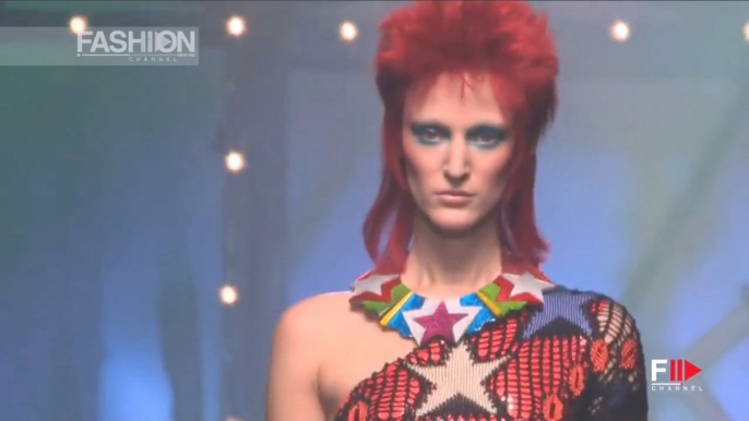 DAVID BOWIE's influence on Fashion - Jean Paul Gaultier Spring 2013 by Fashion Channel