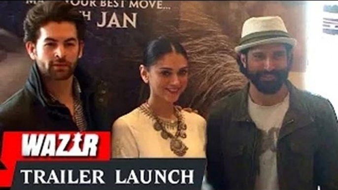 WAZIR Official TRAILER LAUNCH | Amitabh Bachchan, Farhan Akhtar, Aditi Rao Hyadri, Neil Nitin Mukesh