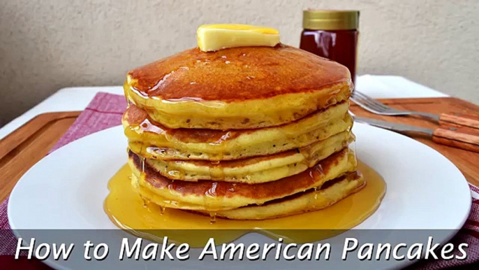 How to Make American Pancakes - Easy Homemade Pancake Recipe from Scratch