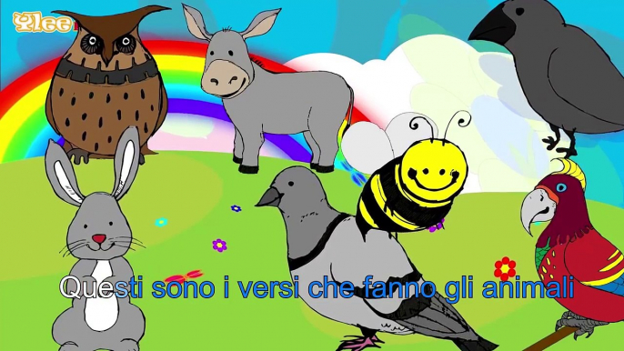 Canzone degli animali ( Karaoke Versione ) Yleekids canzone per bambini in Italiano