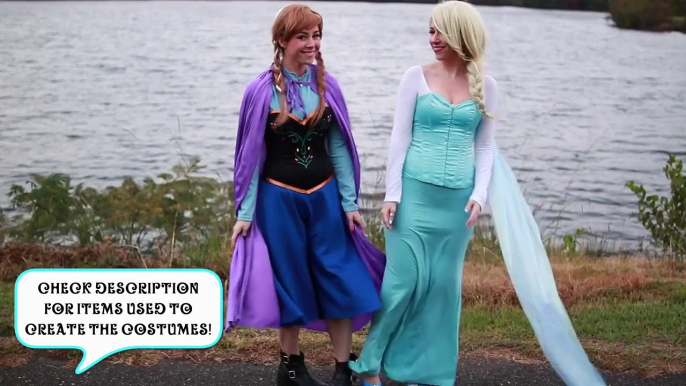 Mon Costume DHalloween! BRICOLAGE Congelés Elsa et Anna | #OOTD