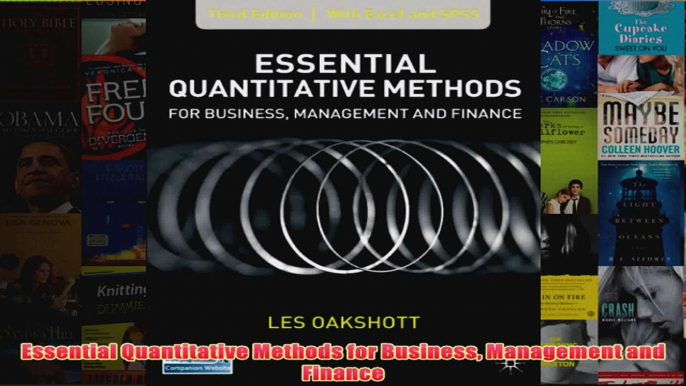 Essential Quantitative Methods for Business Management and Finance