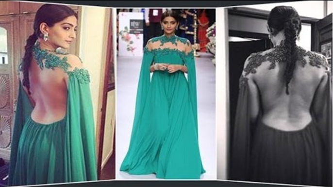 IIJW 2015  Sonam Kapoor Looks SEXY In A Backless Gown