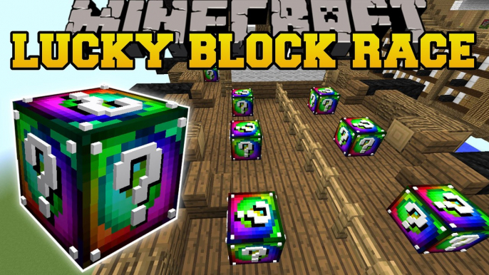 Minecraft: AMAZING STRUCTURES LUCKY BLOCK RACE - Lucky Block Mod - Modded Mini-Game