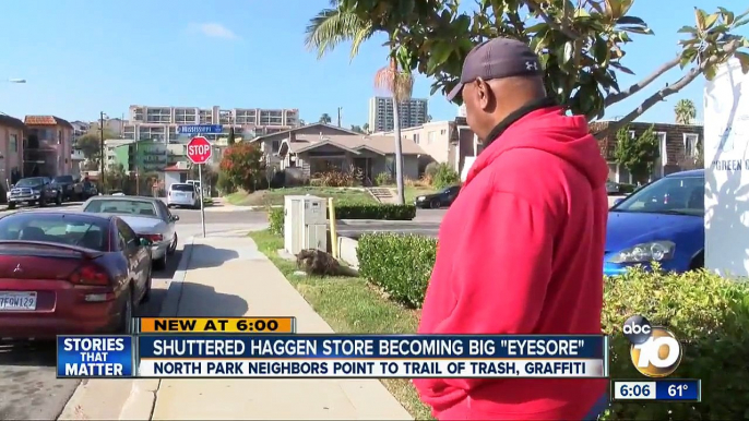 Shuttered Haggen store becoming eyesore in North Park