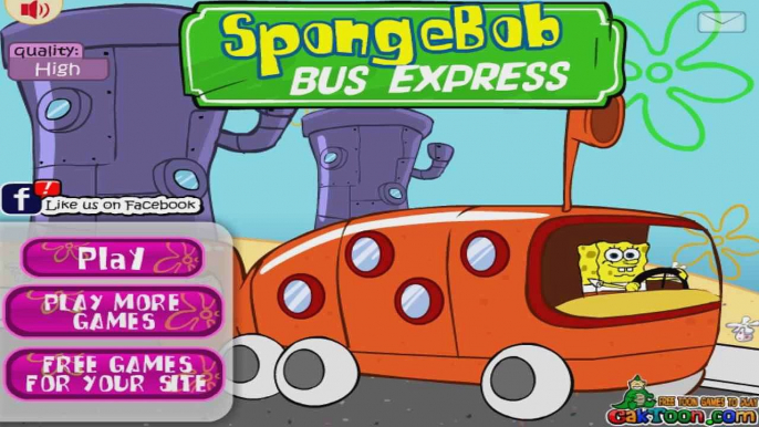 Spongebob Squarepants Car Bus Express Games Free Online To Play Now