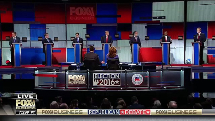 FULL 6th GOP Debate [Part 8 of 12], Fox Business MAIN Republican Presidential Debate 1-14-2016 #GOPDebate