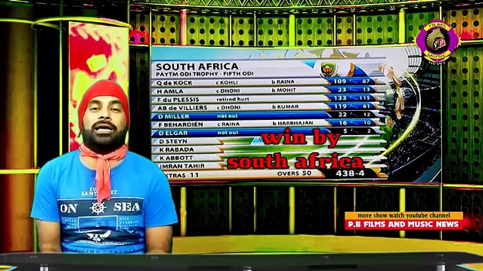 India vs South Africa Cricket Cup 2015 Highlights _ 5th ODI Highlights WIN