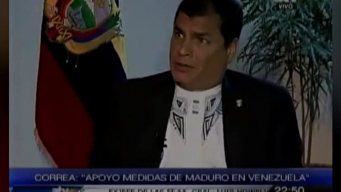 Ecuador's President Defends Venezuela's Economical Achievements