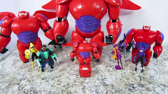 DISNEY BIG HERO 6 FOUR DIFFERENT BAYMAX SZES!!!