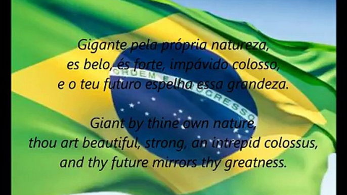 Brazilian National Anthem - 'Hino Nacional Brasileiro' (PT EN)