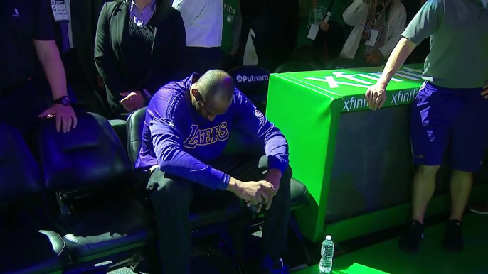 Kobes Final Introduction in Boston | Lakers vs Celtics | December 30, 2015 | NBA 2015-16 Season