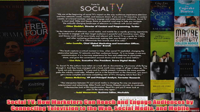 Download PDF  Social TV How Marketers Can Reach and Engage Audiences by Connecting Television to the FULL FREE