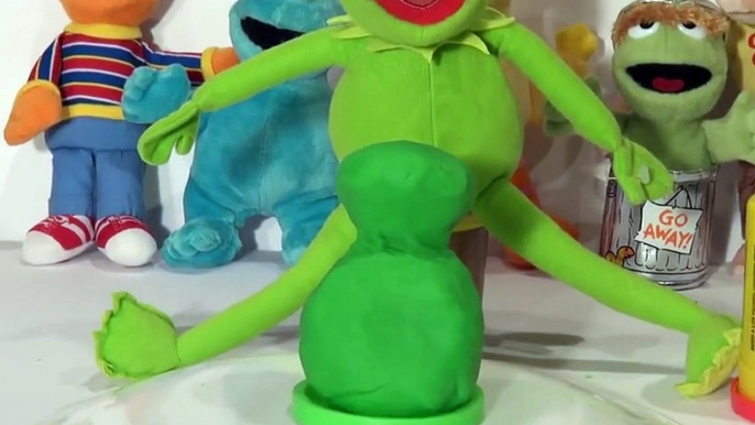 Play Doh Kermit the Frog from Sesame Street - Play Doh Creations