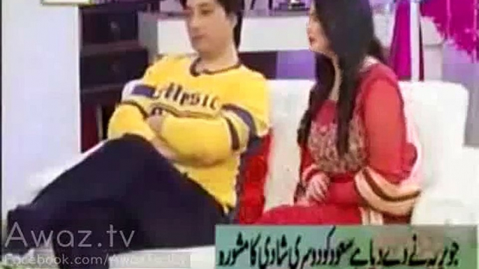 Javeria & Saud Fight In Nida Yasir Live Morning Show