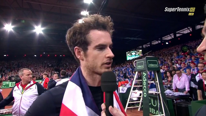 Andy Murray interview Davis Cup 2015