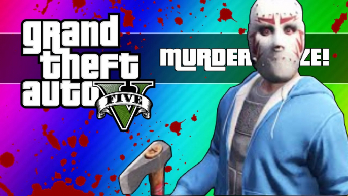 GTA 5 Online: Murder Maze - First Person Edition! (GTA 5 Next Gen Funny Moments)