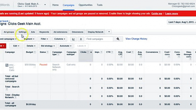 Using Google Adwords and Pay Per Click