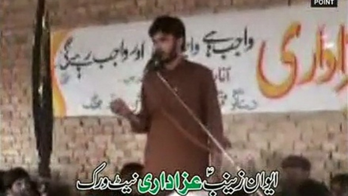 Zakir Ali Raza Qumi Paharpur Topic Sham e Gariban Majlis At Jhang