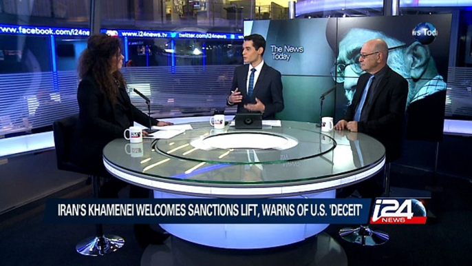 01/19: Iran's Khamenei welcomes sanctions lift, warns of U.S. 'deceit'