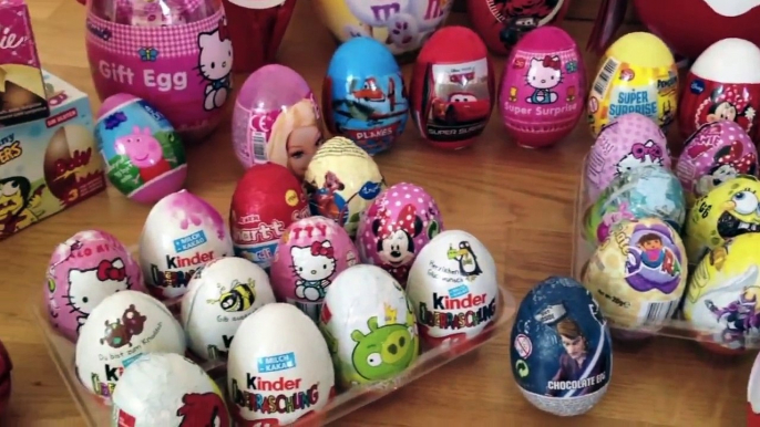 ★★ 100 SURPRISE EGGS ★★ My Kinder Suprise Eggs Collection - Surprise Toys Review