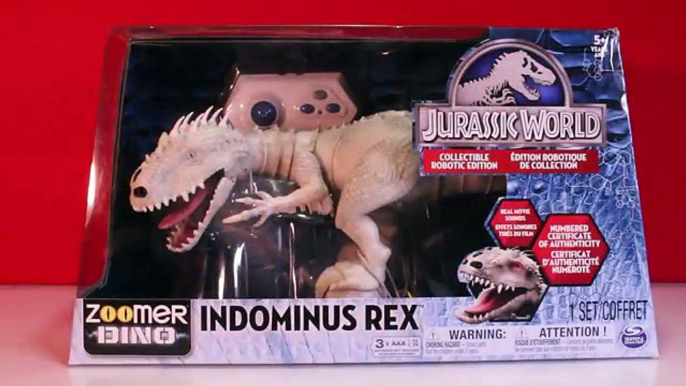 Jurassic World Indominus Rex ZOOMER DINO vs Oynx, MiPosaur Robotic Dinosaurs Comparison + Toy Revie