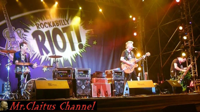 ▲Brian Setzer - Sexy and seventeen (with S.J.Phantom) - Rockabilly Riot - Italy (July 2011)