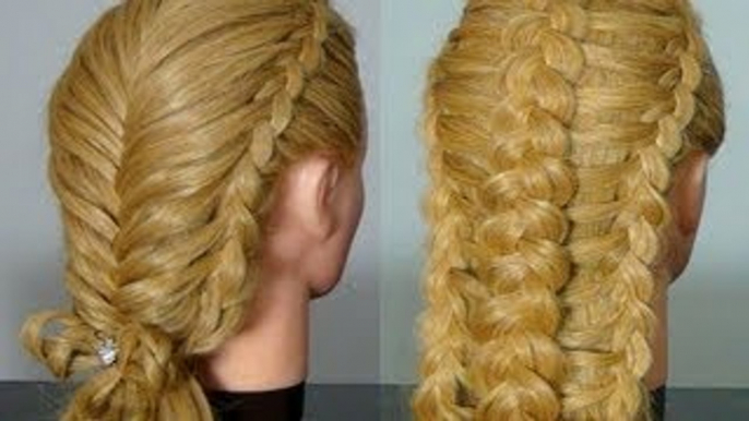 Две прически с плетением. Two Braided hairstyles for long hair tutori