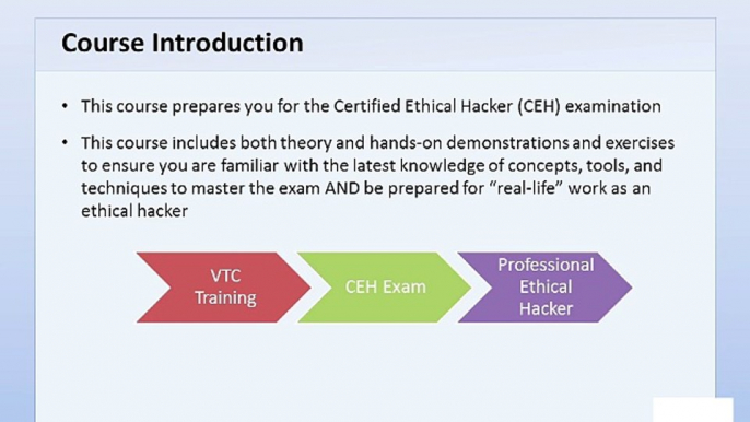 CERTIFIED ETHICAL HACKER CEH V8. EXAM 31250. Part1. Introduction