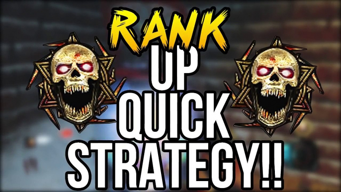 BO3 Zombies RANK-UP QUICK STRATEGY! MAX Level FAST! / Tutorial  Guide! (BO3 Zombies)