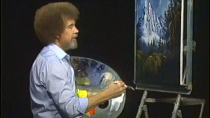 Bob Ross: The Joy of Painting - A Dramatic Mountain Waterfall